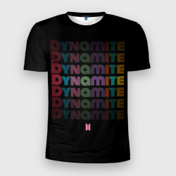 Мужская футболка 3D Slim Dynamite BTS