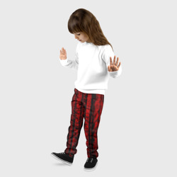 Детские брюки 3D Красная матрица - фото 2