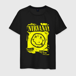 Мужская футболка хлопок Smells Like Teen Spirit, Nirvana