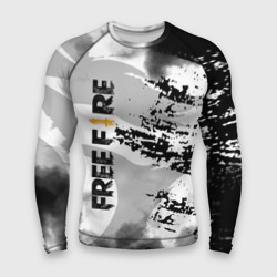 Мужской рашгард 3D Garena free fire Гарена Фри фаер ночной силуэт