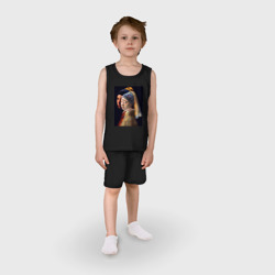 Детская пижама с шортами хлопок Ян Вермеер, Девушка с жемчужной сережкой - фото 2
