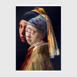 Магнитный плакат 2Х3 Ян Вермеер, Девушка с жемчужной сережкой