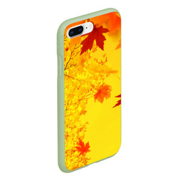 Чехол для iPhone 7Plus/8 Plus матовый Осенние цвета золотая осень - фото 2