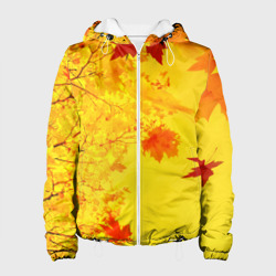 Женская куртка 3D Осенние цвета золотая осень