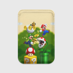 Картхолдер Magsafe магнитный Mario Coins