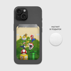 Картхолдер Magsafe магнитный Mario Coins - фото 2