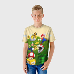 Детская футболка 3D Mario Coins - фото 2
