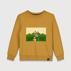Детский свитшот хлопок Mario Coins