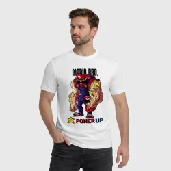 Мужская футболка хлопок Big Mario - фото 2