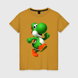 Женская футболка хлопок 3d Yoshi