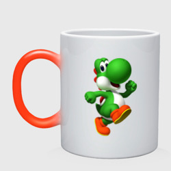 Кружка хамелеон 3d Yoshi