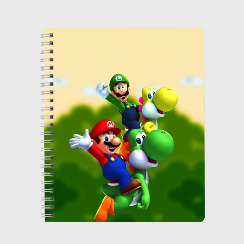 Тетрадь Mario - Luigi - Yoshi