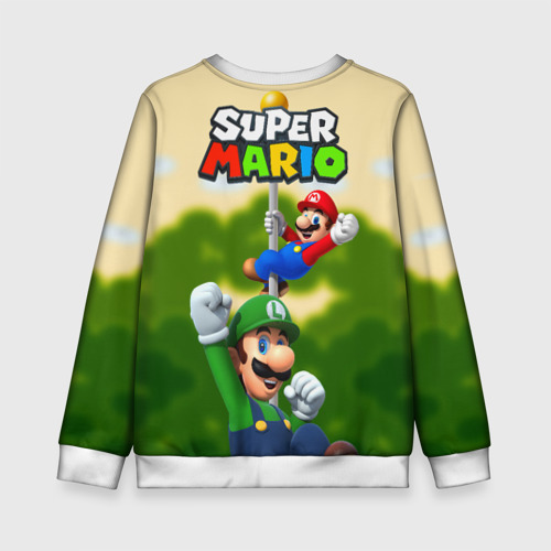 Детский свитшот 3D Mario - Luigi - Yoshi, цвет 3D печать - фото 2