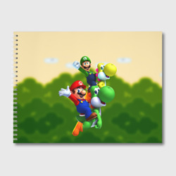 Альбом для рисования Mario - Luigi - Yoshi