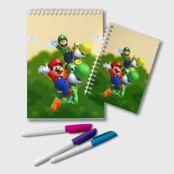 Блокнот Mario - Luigi - Yoshi