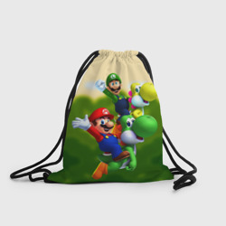 Рюкзак-мешок 3D Mario - Luigi - Yoshi