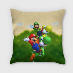 Подушка 3D Mario - Luigi - Yoshi