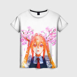 Горничная Мисс Кобаяши расцветает Тору – Женская футболка 3D с принтом купить со скидкой в -26%