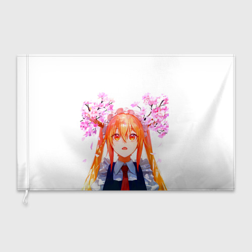 Флаг 3D Горничная Мисс Кобаяши расцветает Тору - фото 3
