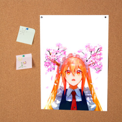 Постер Горничная Мисс Кобаяши расцветает Тору - фото 2