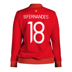 Женская олимпийка 3D Бруну Фернандеш форма Манчестер Юнайтед 2021/2022