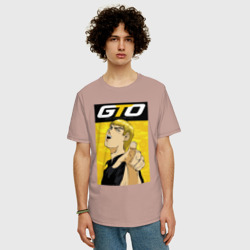 Мужская футболка хлопок Oversize GТО - фото 2