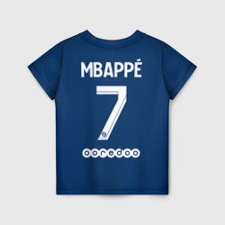 Детская футболка 3D Мбаппе ПСЖ форма 2021-2022