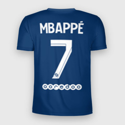 Мужская футболка 3D Slim Мбаппе ПСЖ форма 2021-2022