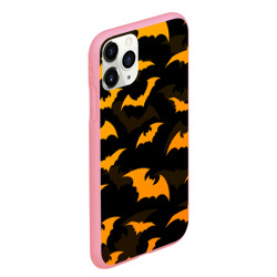 Чехол для iPhone 11 Pro Max матовый Летучие мыши ночь хеллоуин halloween night bats - фото 2