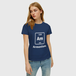 Женская футболка хлопок Армениум - фото 2