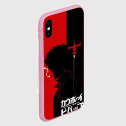 Чехол для iPhone XS Max матовый Ковбой Бибоп с сигаретой - фото 2