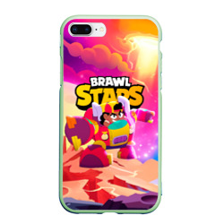 Чехол для iPhone 7Plus/8 Plus матовый Опасная Meg Brawl Stars