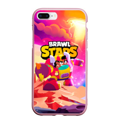 Чехол для iPhone 7Plus/8 Plus матовый Опасная Meg Brawl Stars