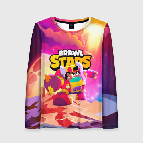 Женский лонгслив 3D Опасная Meg Brawl Stars, цвет 3D печать