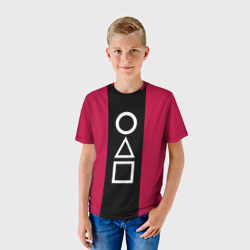 Детская футболка 3D Ojingeo geim - Стражи - фото 2