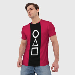 Мужская футболка 3D Ojingeo geim - Стражи - фото 2