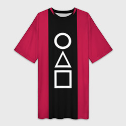 Платье-футболка 3D Ojingeo geim - Стражи