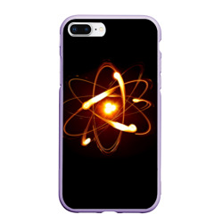 Чехол для iPhone 7Plus/8 Plus матовый Атом и электроны