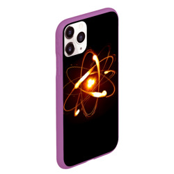 Чехол для iPhone 11 Pro Max матовый Атом и электроны - фото 2