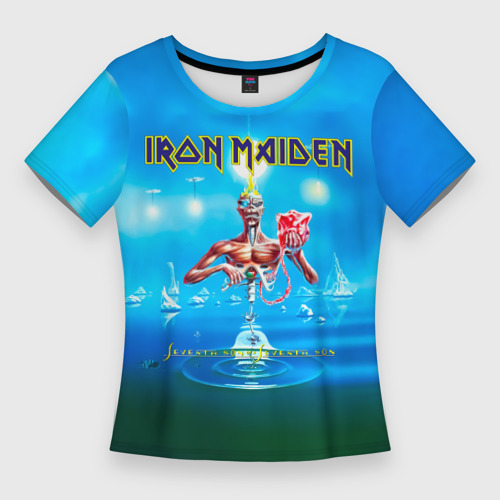 Женская футболка 3D Slim Seventh Son of a Seventh Son - Iron Maiden, цвет 3D печать