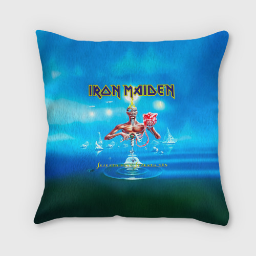 Подушка с принтом Seventh Son of a Seventh Son - Iron Maiden, вид спереди №1