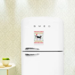 Магнитный плакат 2Х3 Рождественский свитер Хаски - фото 2