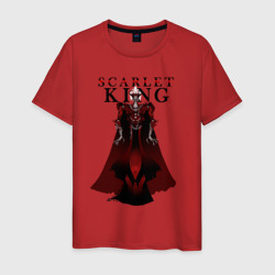 Алый Король – Мужская футболка хлопок с принтом купить со скидкой в -20%