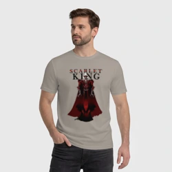 Мужская футболка хлопок Алый Король - фото 2