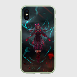 Чехол для iPhone XS Max матовый The Eye of the Storm