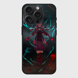 Чехол силиконовый для Apple iPhone 15 Pro матовый The Eye of the Storm