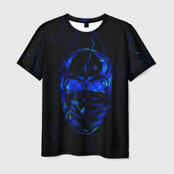 Мужская футболка 3D C-19 череп в маске