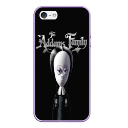 Чехол для iPhone 5/5S матовый Addams Family Wednesday cartoon