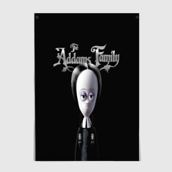 Постер Addams Family Wednesday cartoon