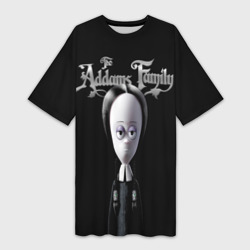 Платье-футболка 3D Addams Family Wednesday cartoon